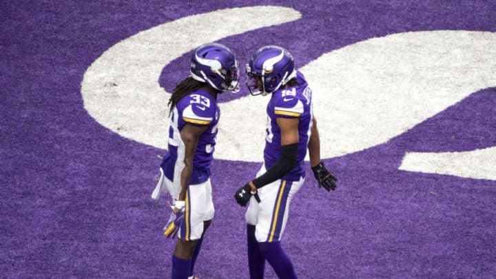 (Photo by Stephen Maturen/Getty Images) Justin Jefferson and Dalvin Cook