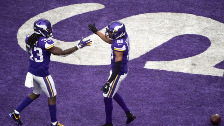 (Photo by Stephen Maturen/Getty Images) Justin Jefferson and Dalvin Cook