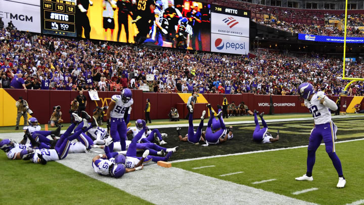 minnesota vikings bowling celebration