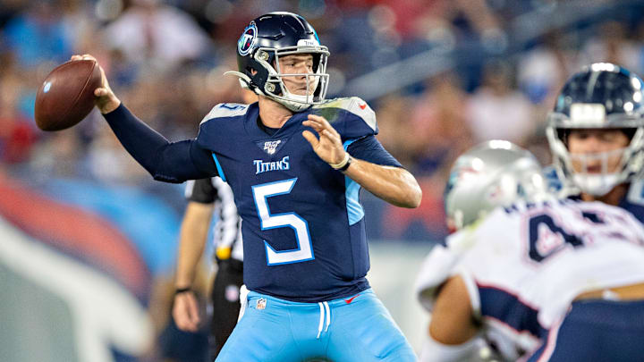 Tennessee Titans quarterback, Logan Woodside.