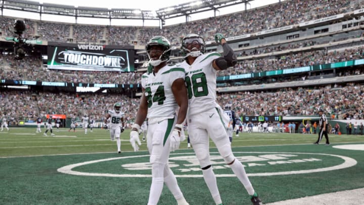 Corey Davis #84, New York Jets (Photo by Al Bello/Getty Images)