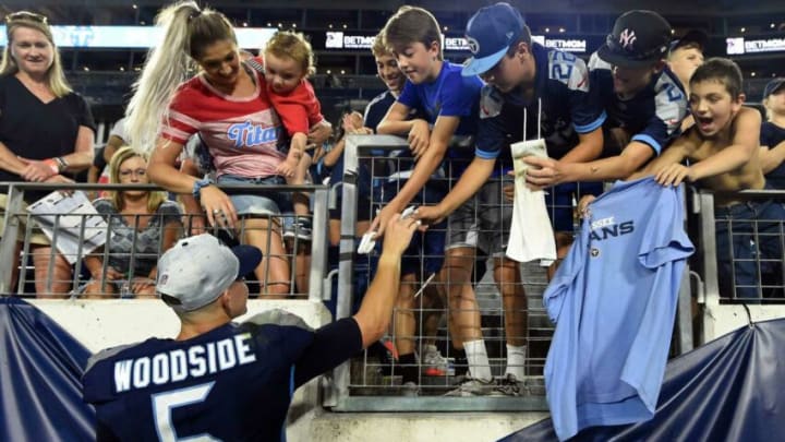 Logan Woodside, Tennessee Titans (Mandatory Credit: Imagn Images photo pool)