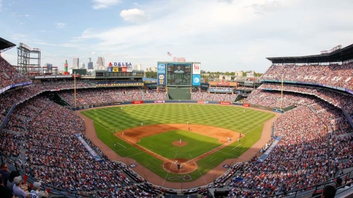 Oct 2, 2016; Atlanta, GA, USA; General view during the final game at Turner Field in the sixth inning of a game between the Atlanta Braves and Detroit Tigers. Mandatory Credit: Brett Davis-USA TODAY Sports