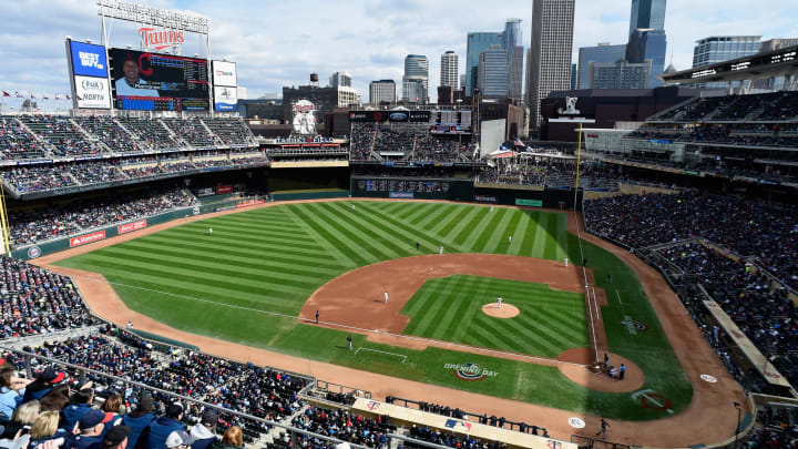MINNEAPOLIS, MN – MARCH 28: A general view of Target Field during the first inning of the Opening Day game between the Minnesota Twins and the Cleveland Indians on March 28, 2019 in Minneapolis, Minnesota. (Photo by Hannah Foslien/Getty Images)