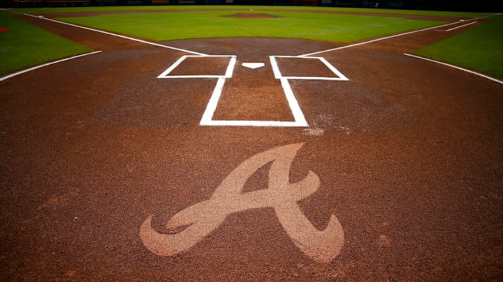 ATLANTA, GA - SEPTEMBER 08: A general view of the batters box with the Atlanta Braves prior to an MLB game against the Washington Nationals at SunTrust Park on September 8, 2019 in Atlanta, Georgia. (Photo by Todd Kirkland/Getty Images)