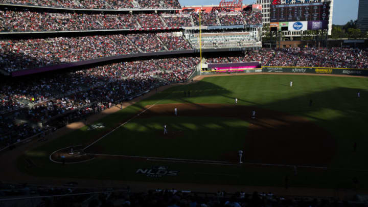 ATLANTA, GA - OCTOBER 9: General view during the second inning of Game Five of the National League Division Series between the Atlanta Braves and the St. Louis Cardinals at SunTrust Park on October 9, 2019 in Atlanta, Georgia. (Photo by Carmen Mandato/Getty Images)