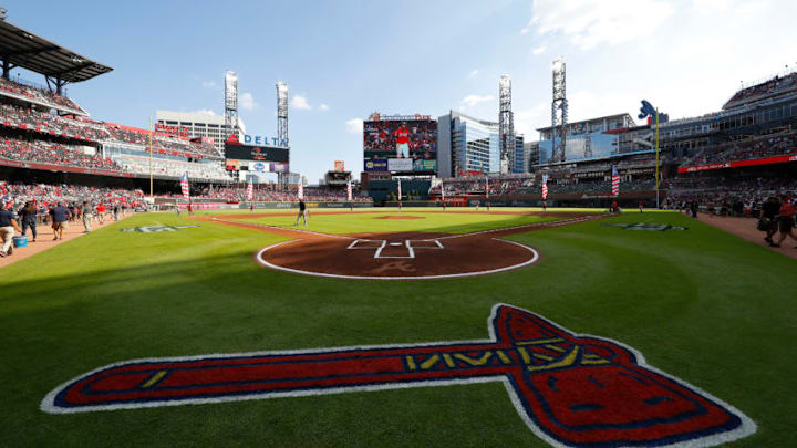 ATLANTA, GEORGIA - OCTOBER 04: A general view prior to game two of the National League Division Series between the Atlanta Braves and the St. Louis Cardinals at SunTrust Park on October 04, 2019 in Atlanta, Georgia. (Photo by Kevin C. Cox/Getty Images)