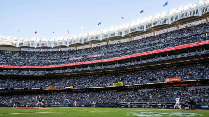 NEW YORK, NY - OCTOBER 05: A general view of game two of the American League Division Series at Yankee Stadium between the Minnesota Twins and New York Yankees on October 5, 2019 in in the Bronx borough of New York City. (Photo by Brace Hemmelgarn/Minnesota Twins/Getty Images)