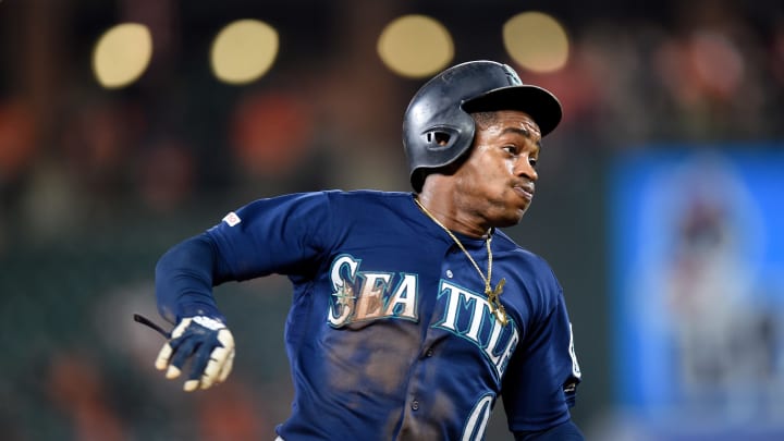 BALTIMORE, MD – SEPTEMBER 21: Mallex Smith #0 of the Seattle Mariners runs the bases against the Baltimore Orioles. (Photo by G Fiume/Getty Images)