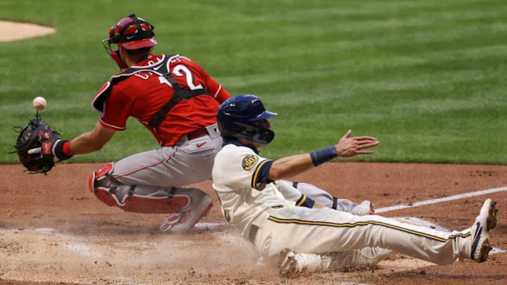 Atlanta Braves should monitor Cincinnati for at least one big trade option. (Photo by Dylan Buell/Getty Images)