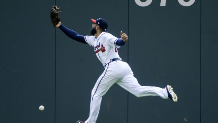 Atlanta Braves Nick Markakis s could move to left field after Matt Kemp's trade to the Dodgers