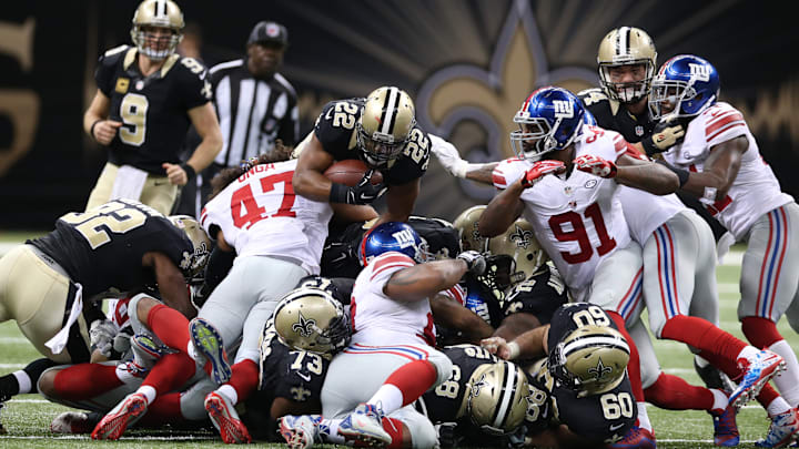 NEW ORLEANS, LA – NOVEMBER 1: Mark Ingram