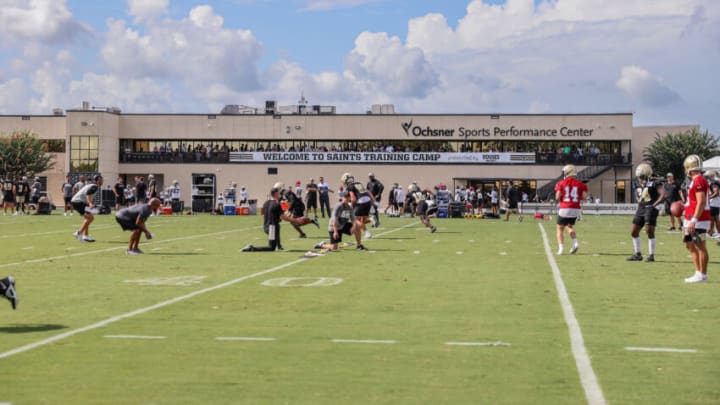 New Orleans Saints quarterback Andy Dalton -Mandatory Credit: Stephen Lew-USA TODAY Sports