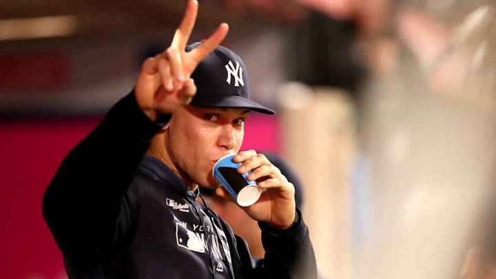 New York Yankees outfielder Aaron Judge (Photo by Sean M. Haffey/Getty Images) New York Yankees outfielder Aaron Judge (Photo by Sean M. Haffey/Getty Images)
