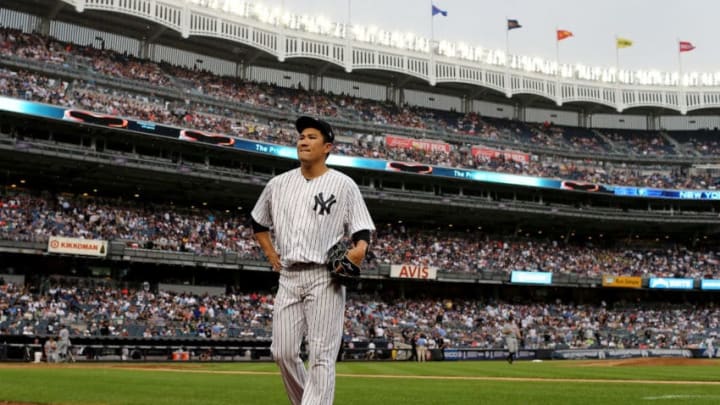 NEW YORK, NY - AUGUST 02: Masahiro Tanaka (Photo by Elsa/Getty Images)