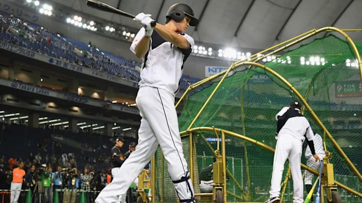 TOKYO, JAPAN - NOVEMBER 13: Designated hitter Shohei Ohtani