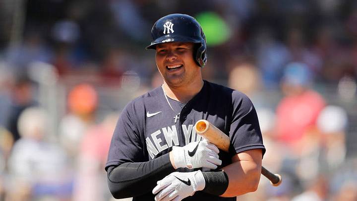 Luke Voit #59 of the New York Yankees (Photo by Michael Reaves/Getty Images)