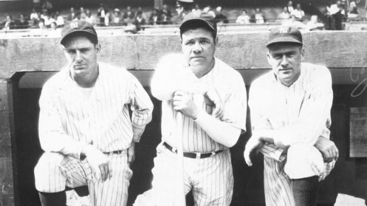 New York Yankees outfielders, feat. Earle Combs (Photo by Mark Rucker/Transcendental Graphics/Getty Images)