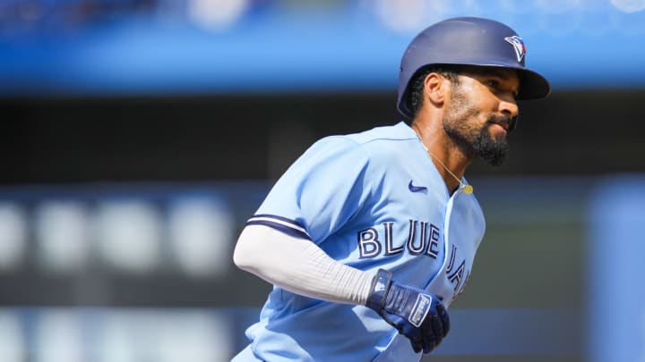 Marcus Semien #10 of the Toronto Blue Jays (Photo by Mark Blinch/Getty Images)