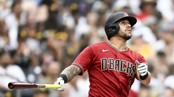 David Peralta #6 of the Arizona Diamondbacks (Photo by Denis Poroy/Getty Images)