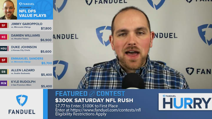 Hurry Up: Emmanuel Sanders Fantasy Football Outlook for NFC Divisional Round Game Hurry Up: Emmanuel Sanders Fantasy Football Outlook for NFC Divisional Round Game