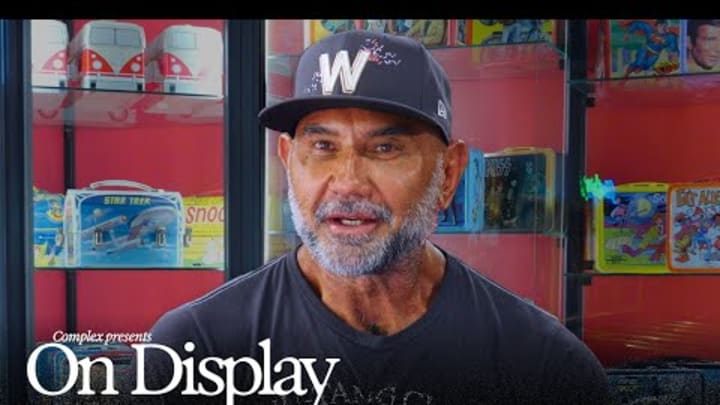 Inside Dave Bautista's Compound: Vintage Lunch Box Collection & Life-Sized Dinosaurs | On Display