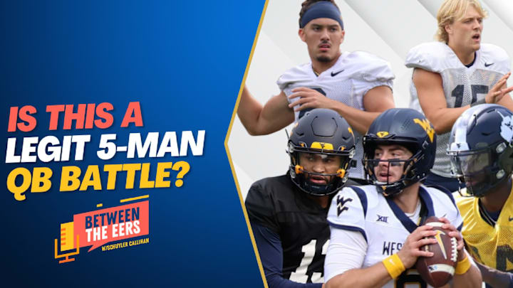 Is there a legit five-man QB battle at WVU?