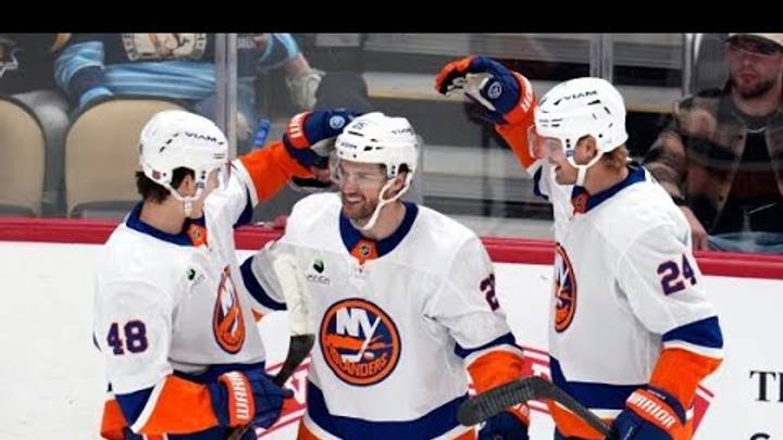 Jonathan Drouin Goal - New York Islanders - Matthew Schaeffer First NHL Point - October 9 2025