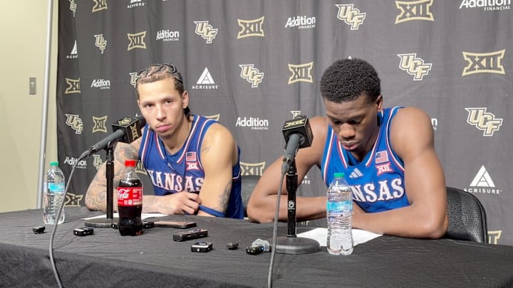 Kansas Guards Tre White and Melvin Council Jr. Postgame Presser vs. UCF