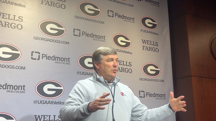 Kirby Smart Talks Spring Practice for Georgia Football Kirby Smart Talks Spring Practice for Georgia Football