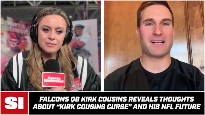 Kirk Cousins Reveals His Thoughts on "Kirk Cousins Curse" | Super Bowl Radio Row