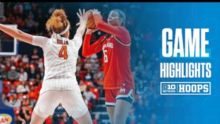 Maryland vs. Illinois | Highlights | Big Ten Women's Basketball | 01/01/26