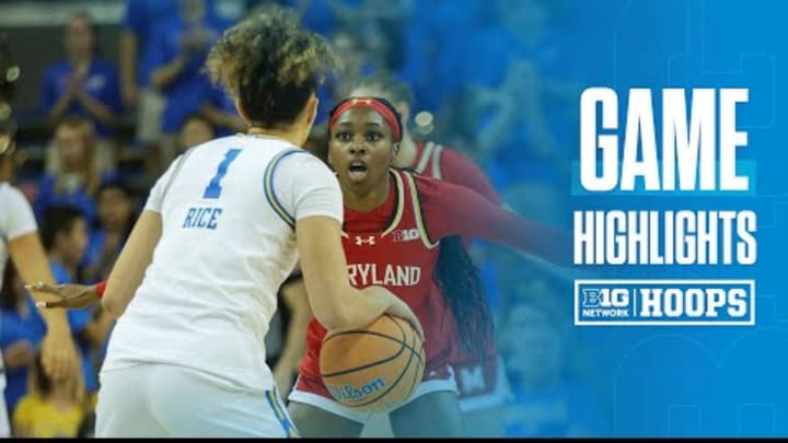 Maryland vs. UCLA | HIGHLIGHTS | Big Ten Women's Basketball | 01/18/26