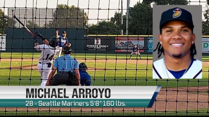 Michael Arroyo (Mariners) GOES OFF In PLAYOFFS - HIGHLIGHTS From 2023 MiLB Playoffs (Modesto Nuts)