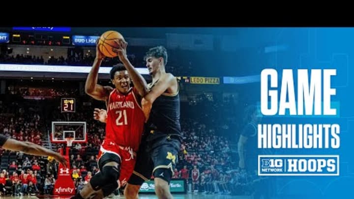 Michigan vs. Maryland | Highlights | Big Ten Men's Basketball | 12/13/25 Michigan vs. Maryland | Highlights | Big Ten Men's Basketball | 12/13/25