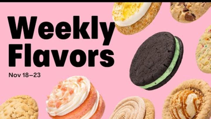 Mint Mallow Sandwich, Pink Velvet Cake, & More! | Crumbl