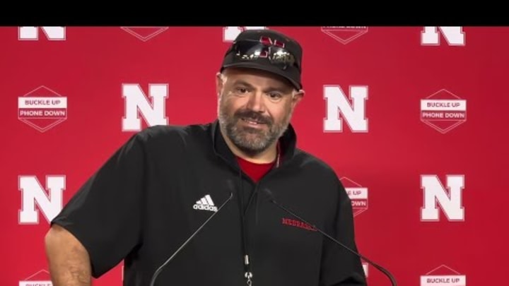 Nebraska Football Coach Matt Rhule - Pre-Indiana