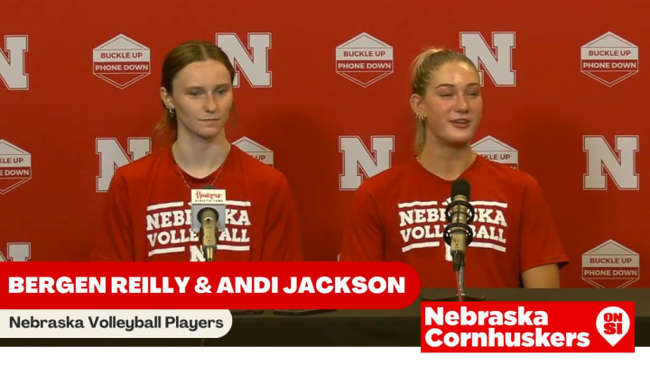 Nebraska Volleyball's Bergen Reilly & Andi Jackson Preseason Press Conference