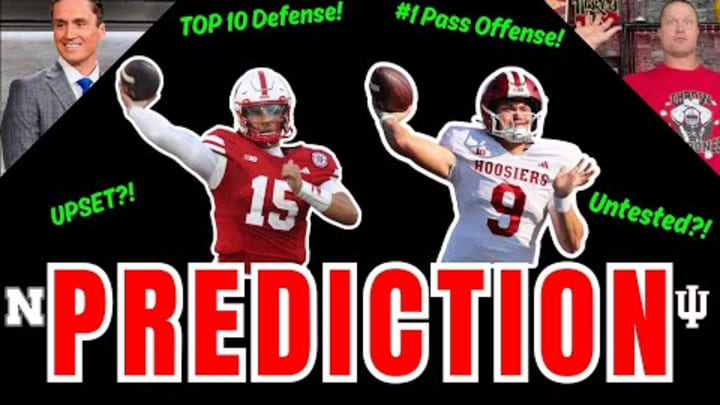 NEBRASKA vs INDIANA Prediction & BIG TEN NETWORK/NFL Network/INDIANA INSIDER, Rhett Lewis Joins Us!!