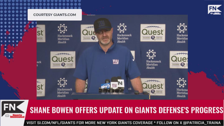 New York Giants DC Shane Bowen on Giants Defense's Progress