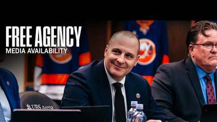 New York Islanders Free Agency Availability | Mathieu Darche
