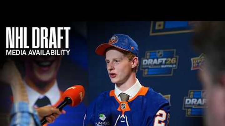 NHL Draft 2026 Media Availability | New York Islanders 13th Overall Pick Malte Gustafsson