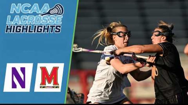 Northwestern vs Maryland | NCAA Women’s College Lacrosse Highlights | April 9, 2026