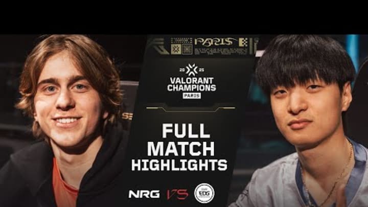 NRG vs. EDG | MATCH HIGHLIGHTS | VALORANT Champions Paris 2025 - Group Stage