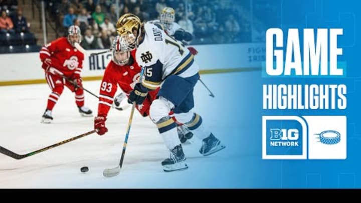 Ohio State at Notre Dame | Highlights | Big Ten Hockey | 02/08/2025