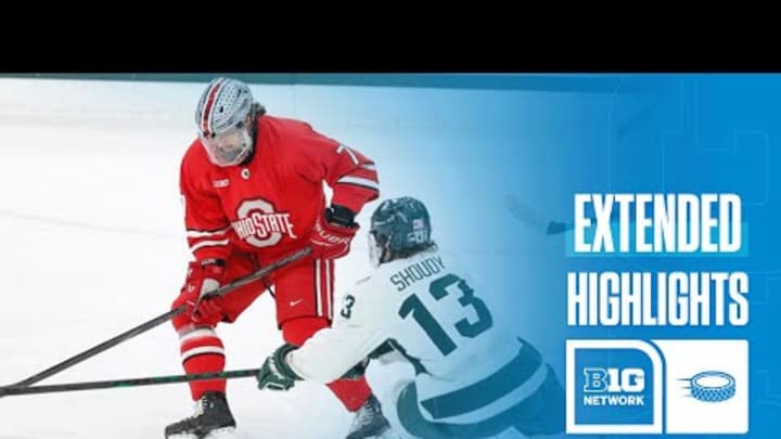 Ohio State vs. Michigan State | EXTENDED HIGHLIGHTS | Big Ten Hockey | 03/22/2025