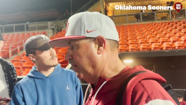 Oklahoma Baseball coach Skip Johnson post-OSU Oklahoma Baseball coach Skip Johnson post-OSU