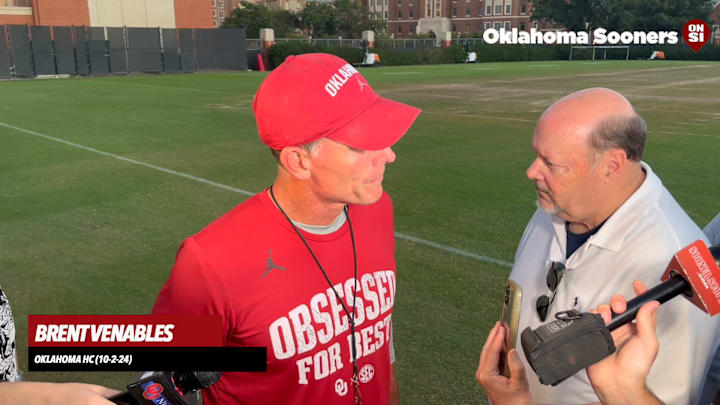 Oklahoma coach Brent Venables bye week interview