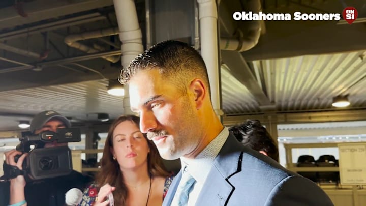 Oklahoma DC Zac Alley Texas postgame