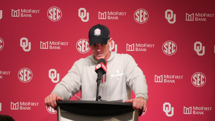 Oklahoma HC Brent Venables Alabama Postgame